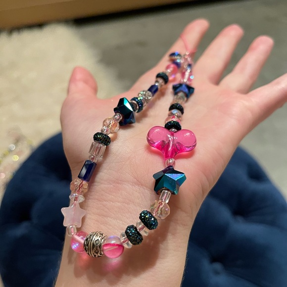 Phone String! Pink and blue hearts 💕 and stars ⭐️! - Picture 4 of 9